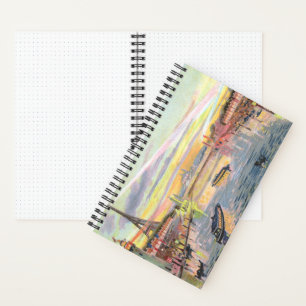Paris Pastel Spiral Notebook Notizbuch