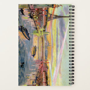 Paris Pastel Spiral Notebook Notizbuch