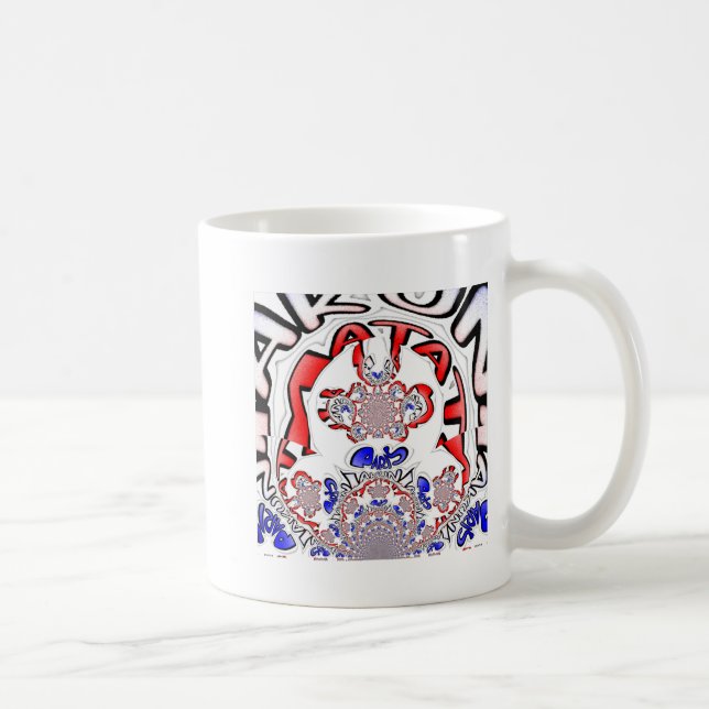 Paris phantastisches Textquotendesign Tasse (Rechts)