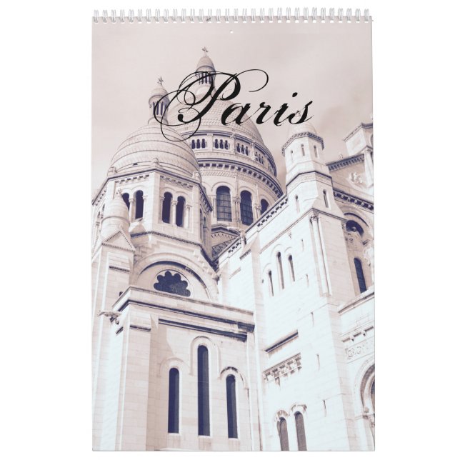 Paris Photography Montmartre Sacré-Coeur Fotokunst Kalender (Titelbild)