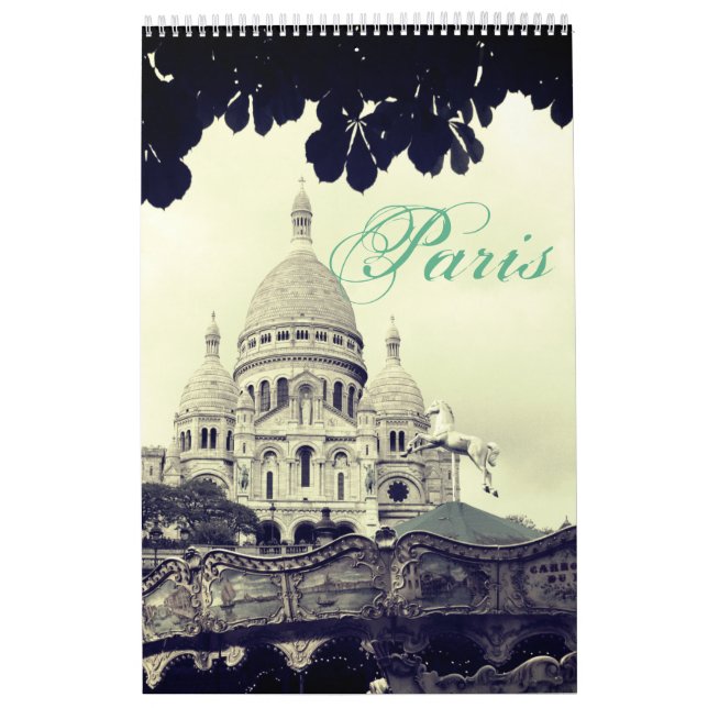Paris Photography Montmartre Sacré-Coeur Fotokunst Kalender (Titelbild)