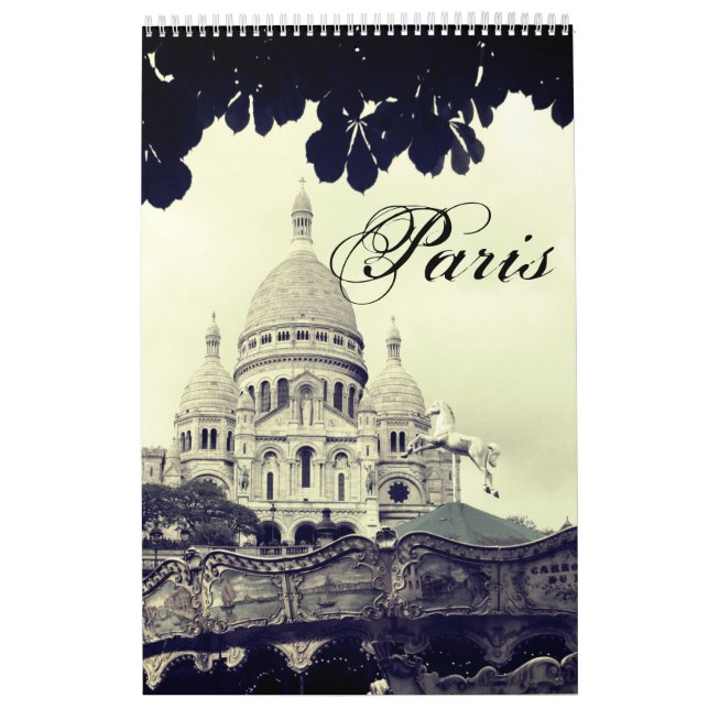 Paris Photography Montmartre Sacré-Coeur Fotokunst Kalender (Titelbild)