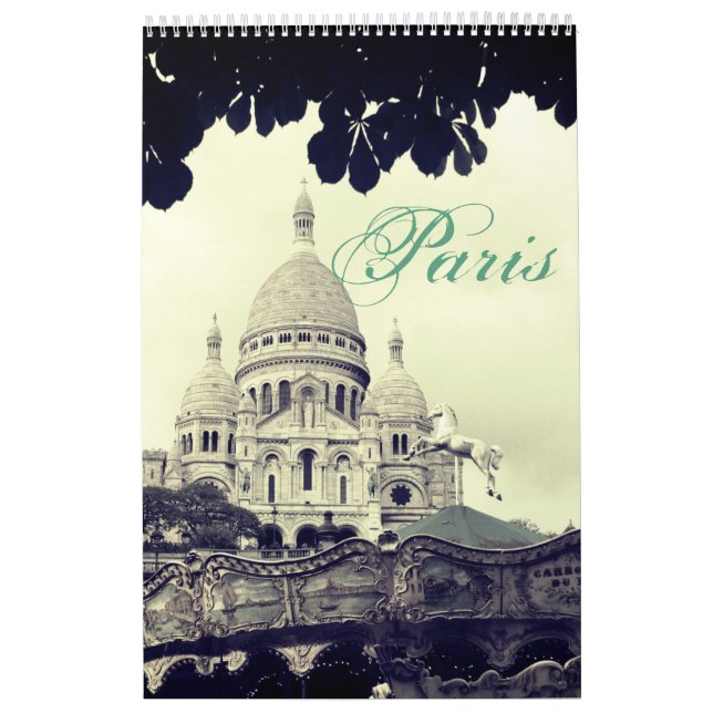 Paris Photography Montmartre Sacré-Coeur Fotokunst Kalender (Titelbild)