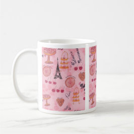 Paris Pink Pastries Kaffeetasse