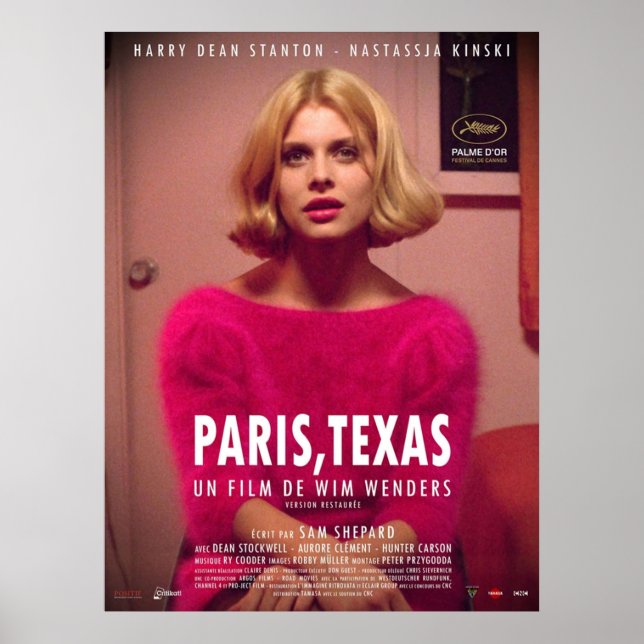 Paris Pink Texas Poster (Vorne)