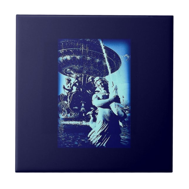 Paris - Place de la Concorde Fliese (Vorderseite)