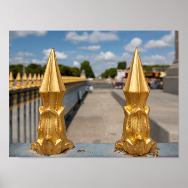 Paris Place de la Concorde Poster (Vorne)