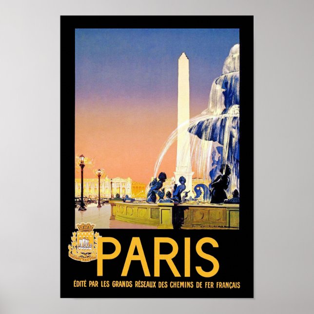 Paris ~ Place del la Concorde Poster (Vorne)