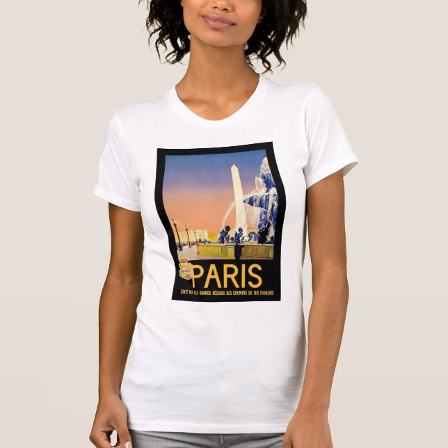 Paris ~ Place del la Concorde T-Shirt (Vorderseite)