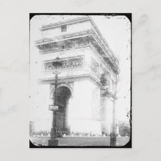 Paris Post Card, Arc de Triomphe, B&W Postkarte