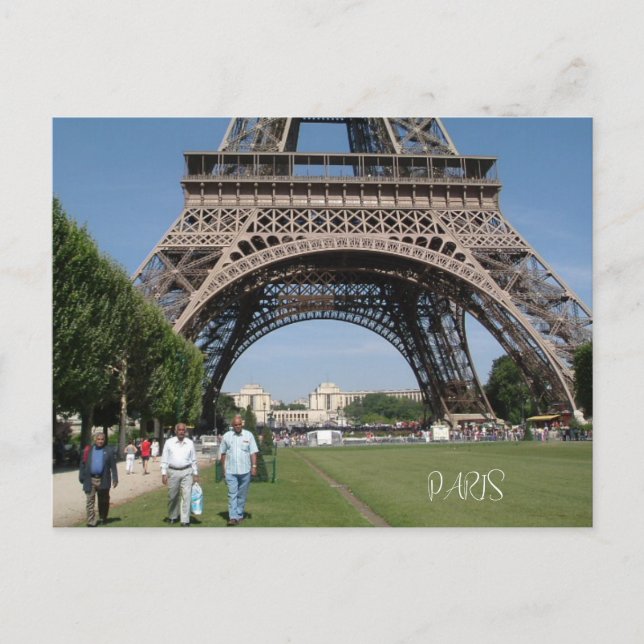Paris Postcard Postkarte (Vorderseite)