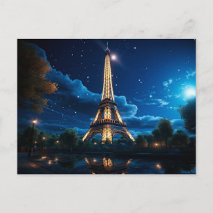 Paris Postcard Postkarte