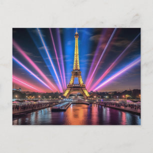 Paris Postcard Postkarte