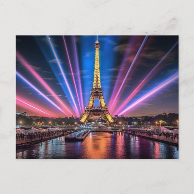 Paris Postcard Postkarte (Vorderseite)
