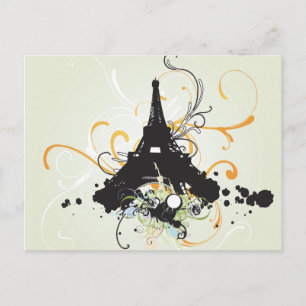 Paris Postcard Postkarte