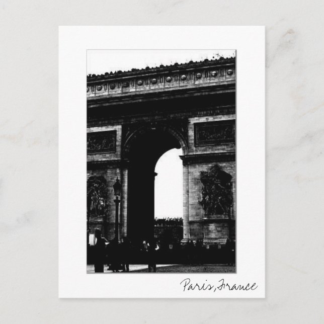 Paris Postcard Postkarte (Vorderseite)