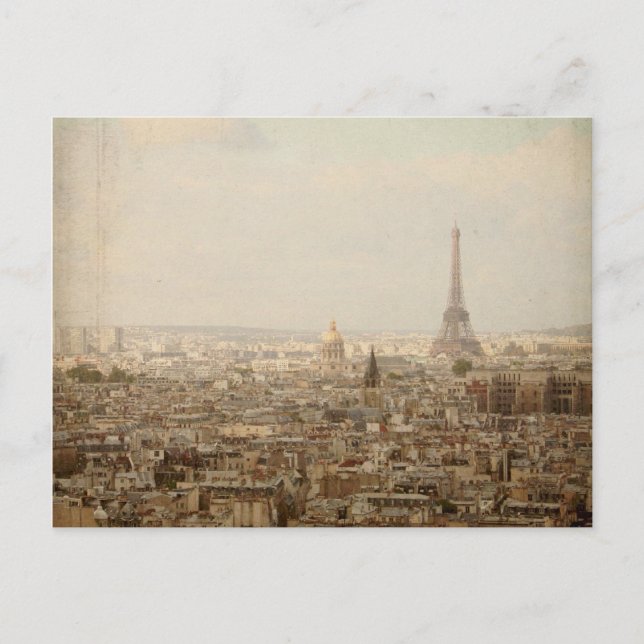 Paris Postcard Postkarte (Vorderseite)
