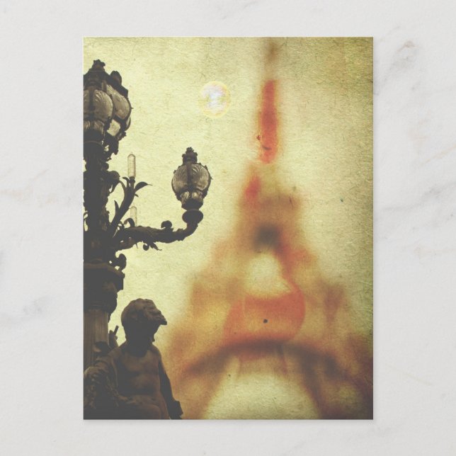 Paris Postcard Postkarte (Vorderseite)