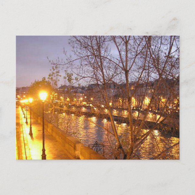 Paris Postcard Postkarte (Vorderseite)