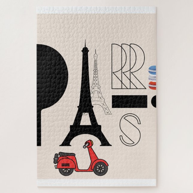PARIS POSTCARD PUZZLE (Vertikal)