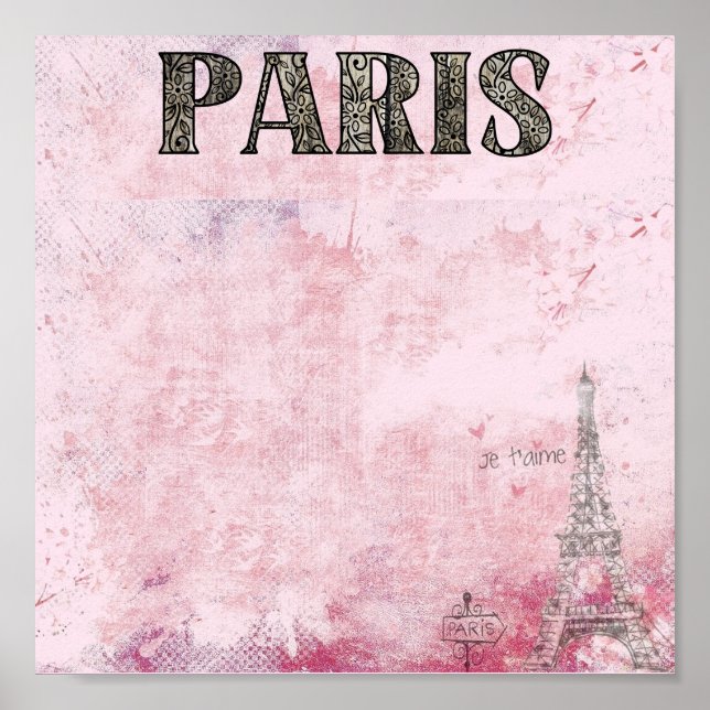 Paris Poster (Vorne)