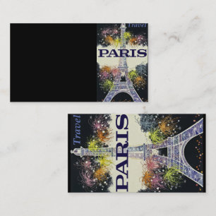 Paris: Poster Business Card Visitenkarte
