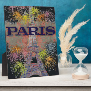 Paris: Poster Fotoplatte