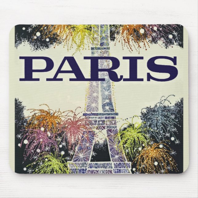 Paris: Poster Mousepad (Vorne)