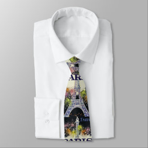 Paris: Poster Neck Tie Krawatte