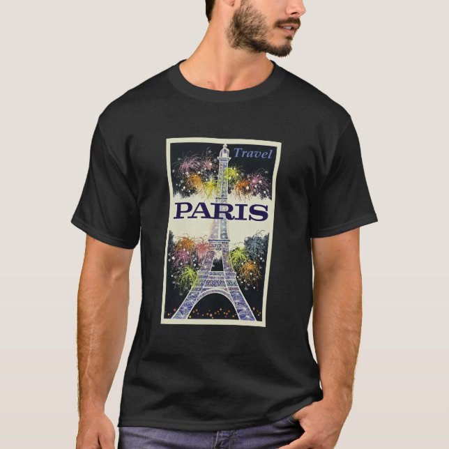 Paris: Poster T-Shirt (Vorderseite)