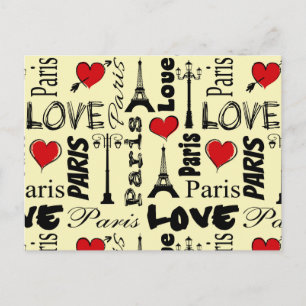 Paris Postkarte