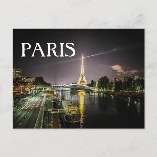 Paris Postkarte (Vorderseite)