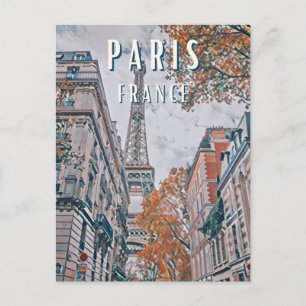Paris Postkarte