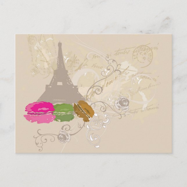 Paris Postkarte (Vorderseite)