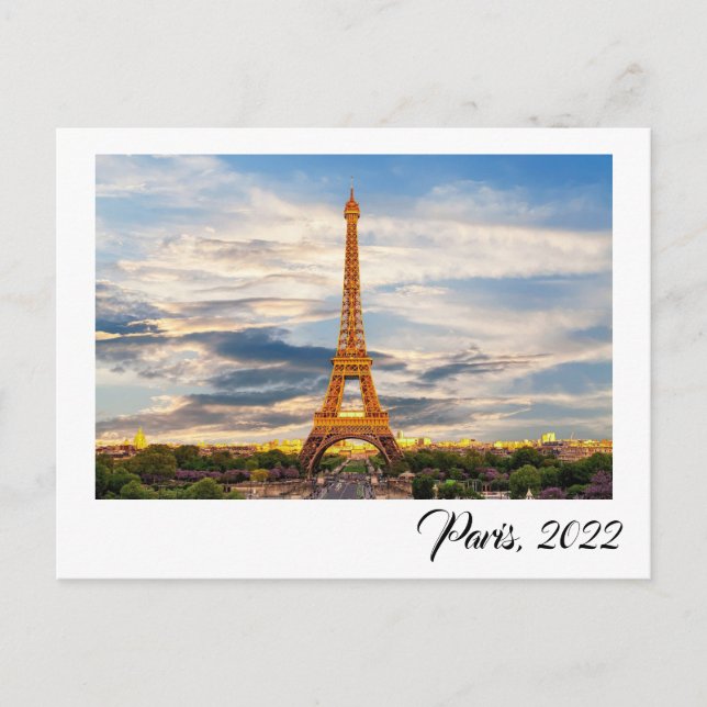 Paris Postkarte (Vorderseite)