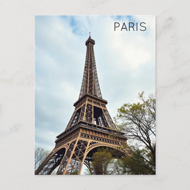 Paris Postkarte (Vorderseite)