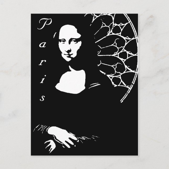 Paris Postkarte (Vorderseite)