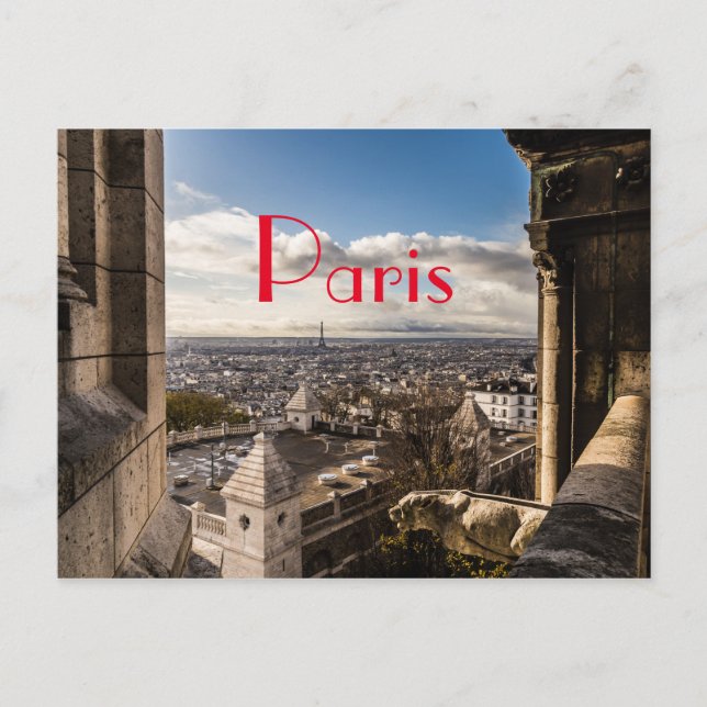 Paris Postkarte (Vorderseite)
