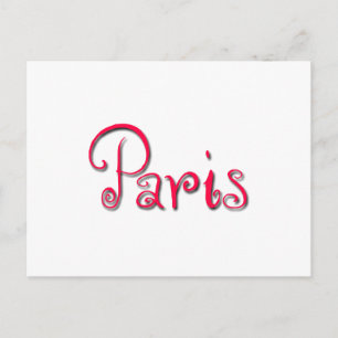 Paris Postkarte