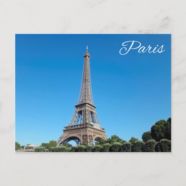 Paris Postkarte (Vorderseite)