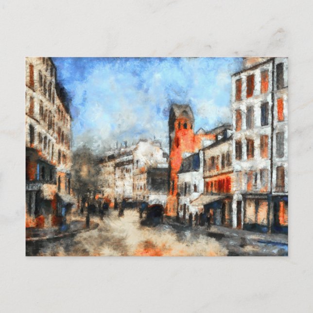 Paris Postkarte (Vorderseite)