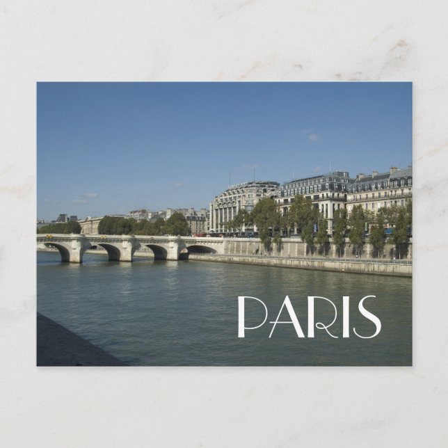 Paris Postkarte (Vorderseite)