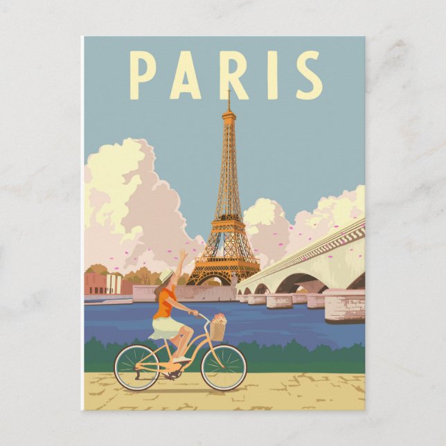 Paris Postkarte (Vorderseite)