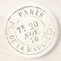 Paris Postmark Vintag France Carte Postale Frankre