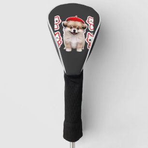 Paris Pup & Kitty Crew � Hübscher Barett-Hund und  Golf Headcover