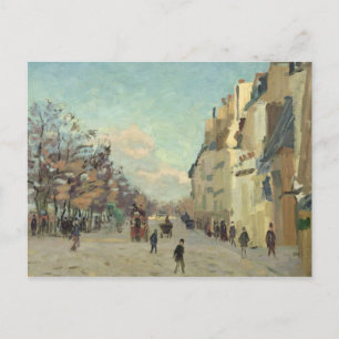 Paris, Quai de Bercy, Snow Effect, c.1873-74 Postkarte