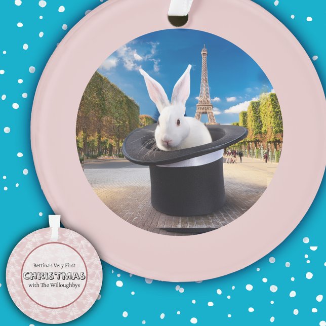 Paris Rabbit's erste Weihnachten Ornament (Von Creator hochgeladen)