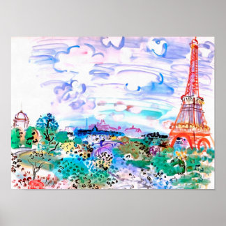 Paris Raoul Dufy Poster