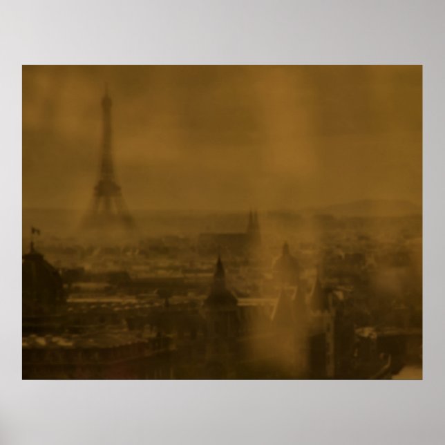 Paris-Reflexion Poster (Vorne)