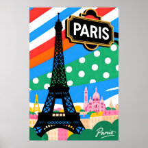 Paris Reise Pop Art